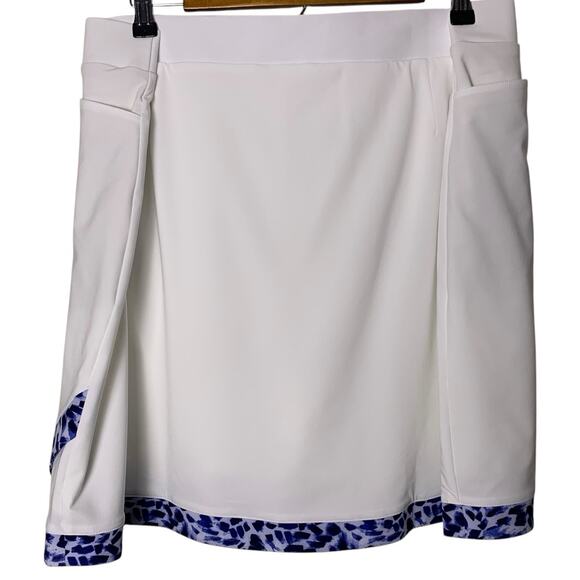 Chico's Skort NWT Women's Size 4 (20) Neema UPF Skort Printed Artsy Hem Leisure - Picture 3 of 7